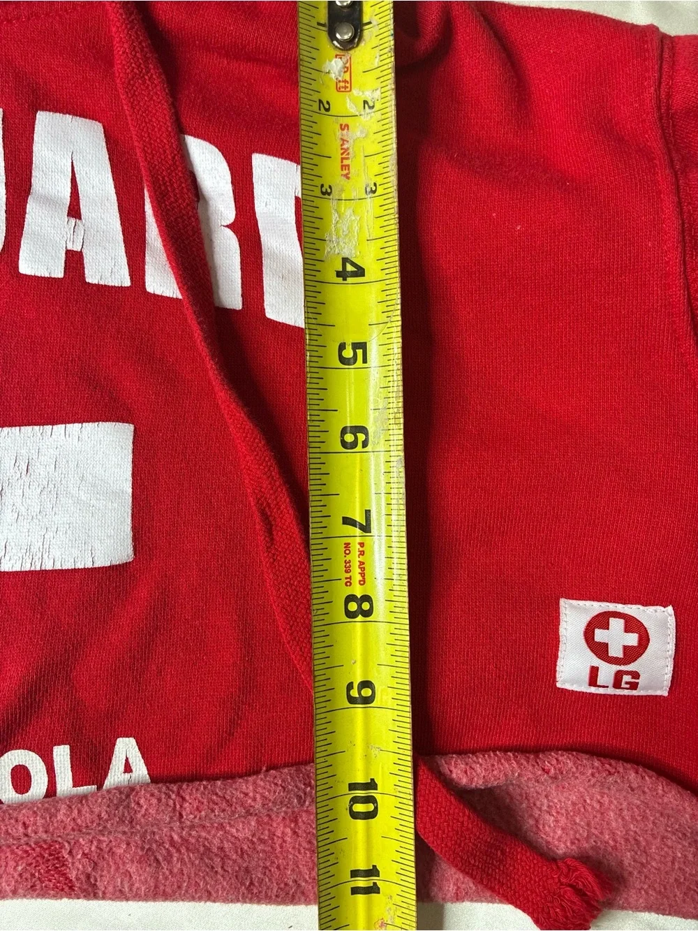 Lifeguard Pensacola Red Hooded Sweatshirt